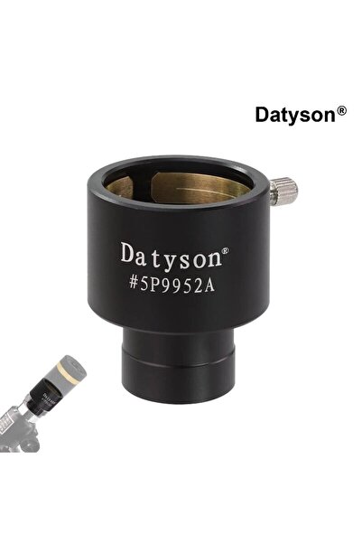 Choice black Datyson 0.965 Inch to 1.25 Inch Telescope Eyepiece Adapter - Alu...