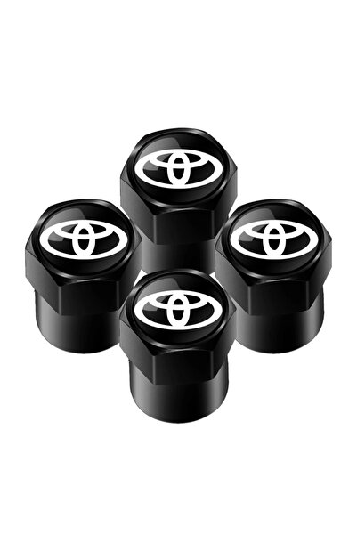 Choice1 ملصقات داخلية سوداء للسيارة من نوع TOYOTA Sstyle A، أغطية صمامات إطار...