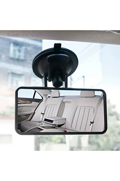 Choice Suction cup Wide-angle Rearview Mirror Universal 360° Rotates Adjustab...