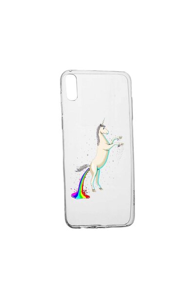 bestcase Husa Silicon Compatibila Cu Xiaomi Redmi 9AT, Unicorn Rainbow, rezis...