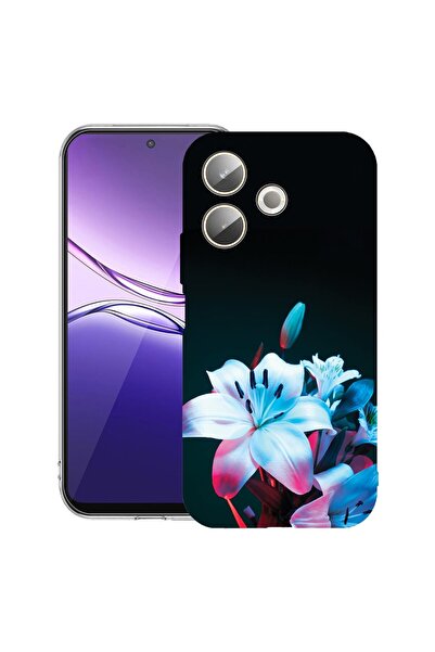 bestcase ¬Æ Husa pentru Xiaomi Redmi 13x / Poco M6 4G cu Design Orchid Flower...