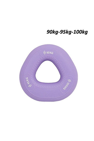 choice2 Purple Silicone Hand Muscle Strengthener Ring Arm Carpal Strength Exe...