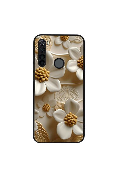 Sonique Θήκη 3D Flower Series για Xiaomi Redmi Note 8T Λευκό