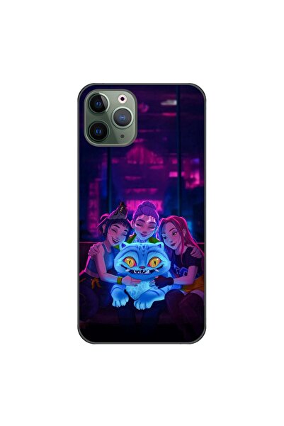 OEM Husa compatibila cu Apple iPhone 11 Pro Max Silicon Gel Tpu Model KPop De...