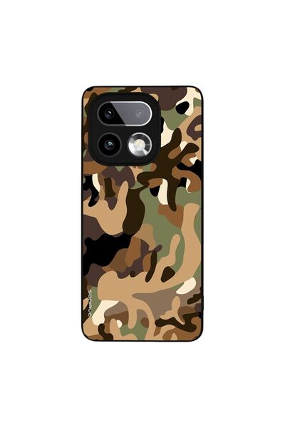 Sonique Θήκη Camouflage Army Series για Realme 16 Pro Plus Καφέ