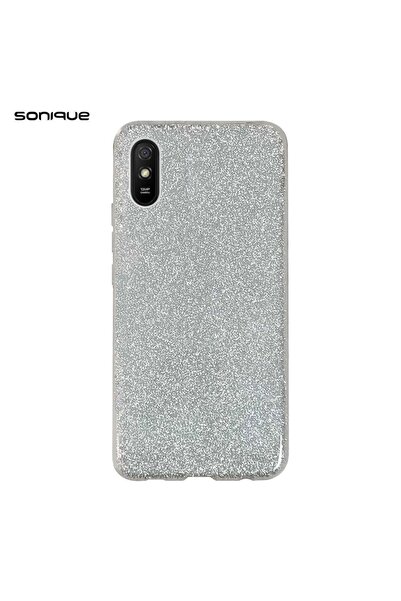 Sonique Θήκη Σιλικόνης Shiny Xiaomi Redmi 9A / Redmi 9AT Ασημί
