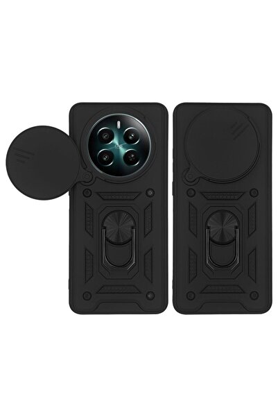 Sonique Θήκη Ring Armor CamPro Realme 12 Plus 5G Μαύρο