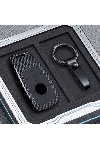 choice2 carbon keyring Car Remote Key Case Cover Holder Fob Keychain Shell Fo...