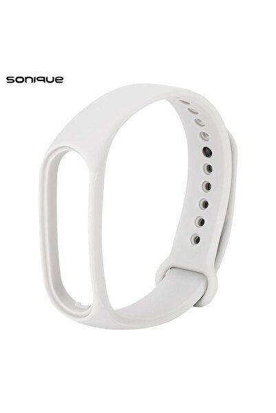 Sonique Λουράκι Σιλικόνης Color για Xiaomi Mi Band 7 Λευκό