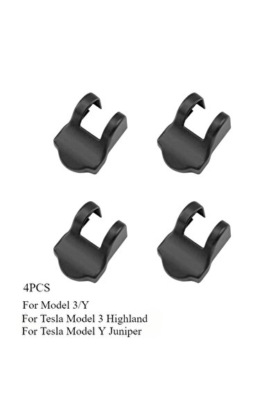 Choice1 Four Seasons ABS 4PCS universal Car Door Limiter Cover for Tesla Mode...