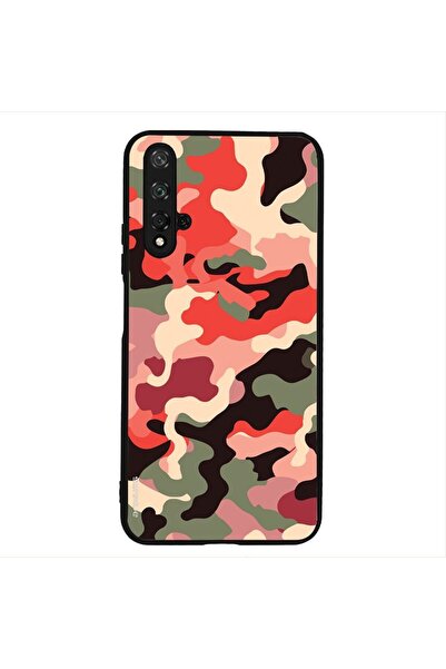 Sonique Θήκη Camouflage Army Series για Honor 20 / Nova 5T Κόκκινο