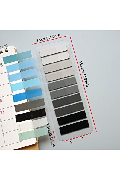 Choice4 200 Sheets 200 Sheets/Book Index Tabs Self Adhesive Page Markers Tran...