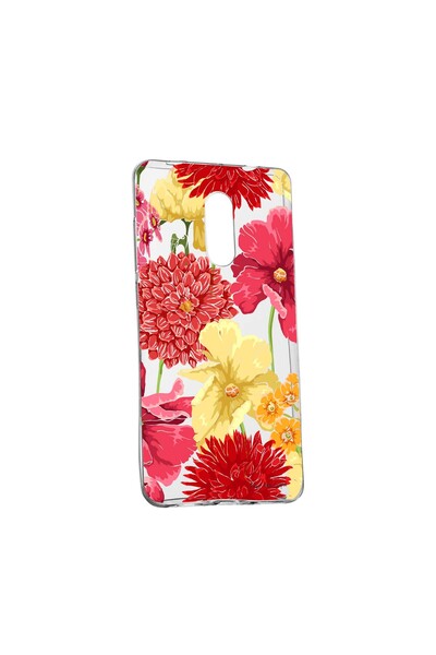 bestcase Θήκη με σχέδιο Κόκκινα Κίτρινα Λουλούδια, για LG X Power 3, ανθεκτικ...