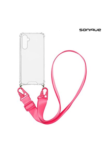 Sonique Θήκη Σιλικόνης με Strap Armor Clear Samsung Galaxy A16 4G / Galaxy A1...