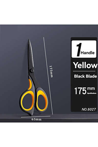 Choice3 Medium Yellow Deli-Stainless Steel Anti-Stick Scissors, Alloy Station...