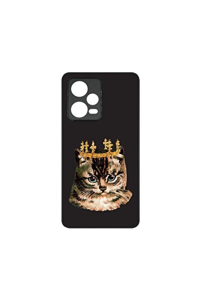 bestcase Тънък стъклен калъф, съвместим с Xiaomi Redmi Note 12 5G, Кинг Кет, ...
