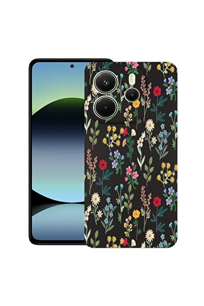 bestcase ¬Æ Husa pentru Xiaomi Redmi Note 14, Spring Flowers, Slim Silicon 0....