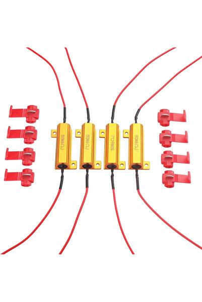 Choice 4pcs 4PCS 50W 6 Ohm LED Load Resistor Indicator Ballast Flash Rate Rel...