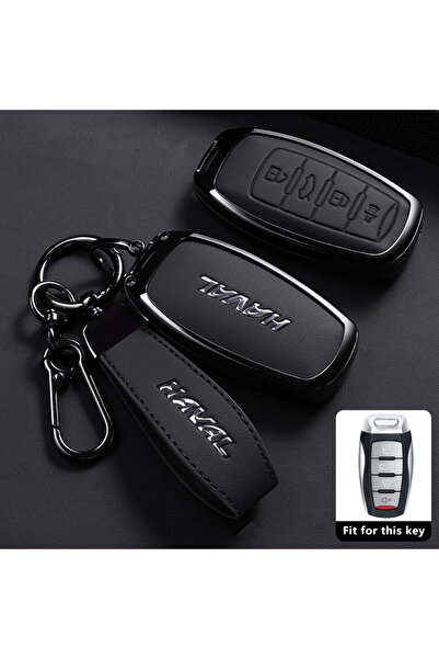 Choice10 key fob for Haval A5-Black-1PC Zinc Alloy Car Key Case for Great Wal...