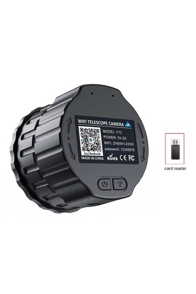 choice2 not TF card 2K WiFi Electronic Telescope Eyepiece 4 Million High-Defi...