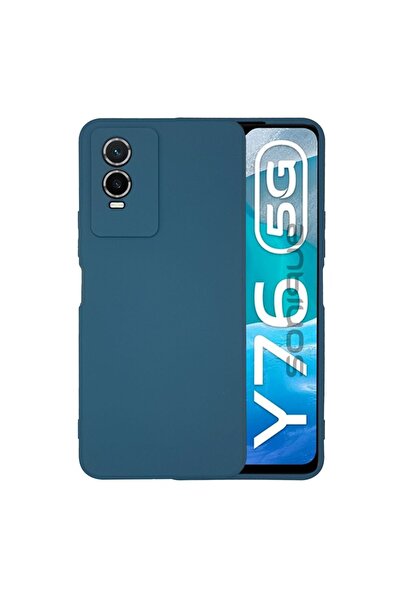 Sonique Θήκη Σιλικόνης My Colors VIVO Y74s / VIVO Y76 5G Μπλε Σκούρο
