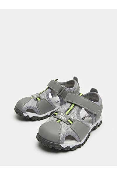RMY SHOES Boy's Gray Daily Velcro Sandals