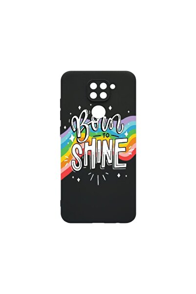 bestcase Тънък силиконов калъф 0.8ММ, съвместим с Xiaomi Redmi Note 9, Born T...