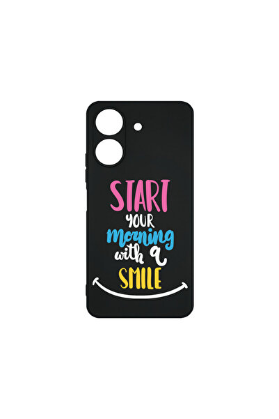 bestcase Λεπτή Θήκη Σιλικόνης 0.8MM, Συμβατή με Xiaomi Redmi 13C, Smile At Mo...