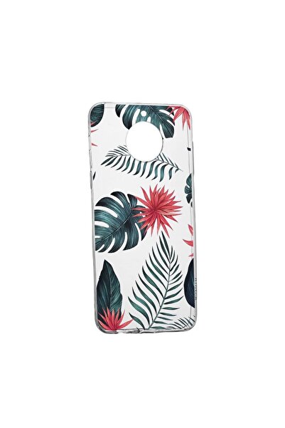 bestcase Силиконов калъф с тропически цветя, съвместим с Xiaomi Redmi Note 9 ...