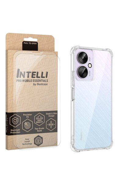 bestcase Intelli¬Æ Set Husa si 2x Folie sticla pentru Xiaomi Redmi 13C / Poco...