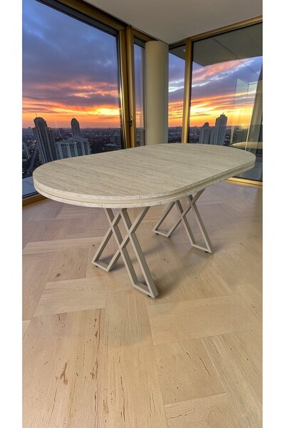 fursimo ASPEN SERİSİ YEMEK MASASI 90x170 CM | LAKE PANEL | 1.SINIF MDF