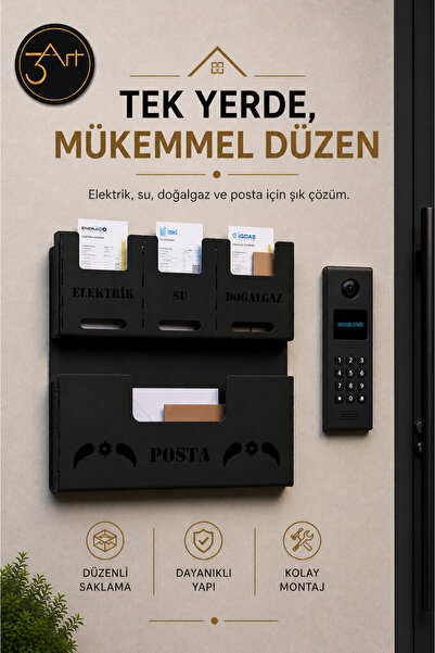 3Art Metal Dekorasyon Tic.Ltd.Şti Fatura ve Posta Düzenleyici - Duvara Monte ...