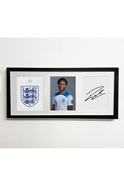 Boomah Accessories Raheem Sterling England FIFA World Cup Autographed Poster ...