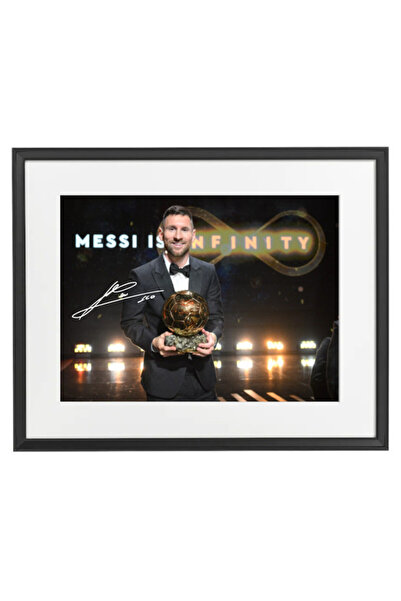 Boomah Accessories Lionel Messi Ballon d'Or Winner 8 Unlimited Autographed Po...