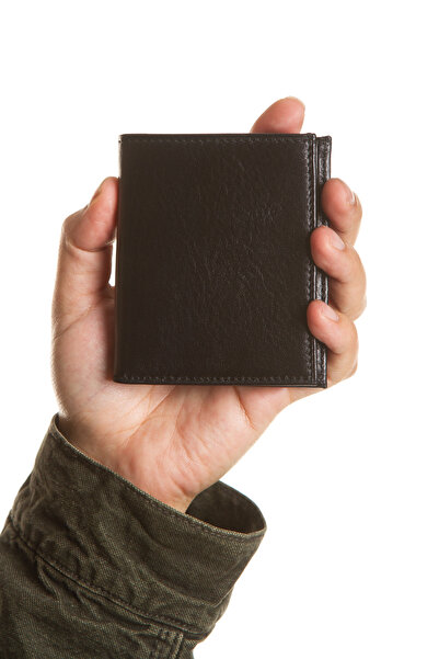 Niki Leather Portofel Sancez din piele naturală cu RFID