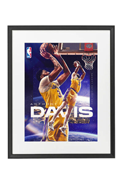 Boomah Accessories Anthony Davis Basketball Poster with Frame 50x40cm