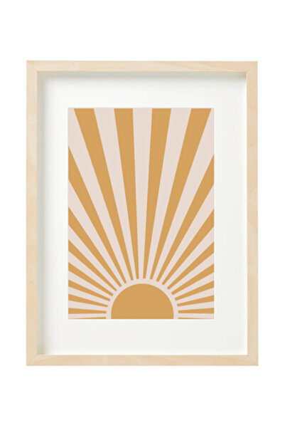 Boomah Accessories Sun Boho Minimalist Mid Century Modern Art Boho Décor Post...