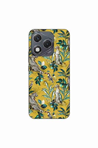 OEM Husa compatibila cu Honor 400 Lite Silicon Gel Tpu Model Yellow Jungle Pa...