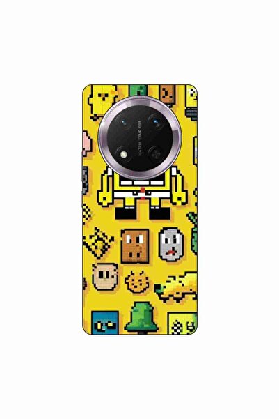 OEM Case compatible with Honor Magic7 Lite Silicone Gel Tpu Pattern Pixel Art...