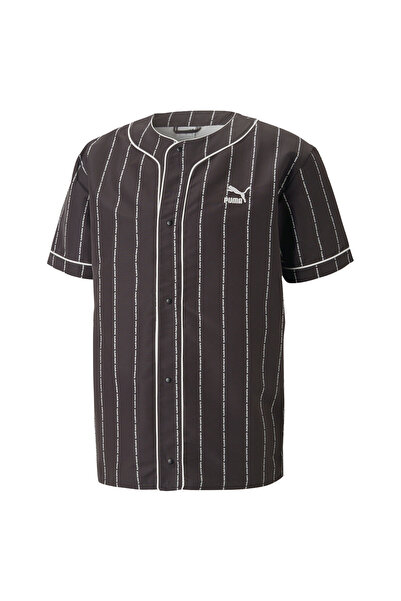 Puma Men TEAM Baseball Jersey - Black