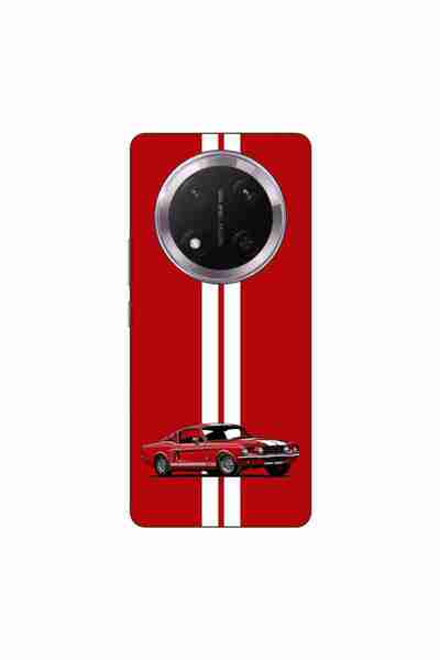 OEM Husa compatibila cu Honor Magic7 Lite Silicon Gel Tpu Model Red Mustang