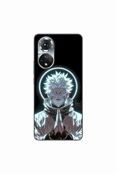 OEM Case compatible with Honor 50 Silicone Gel Tpu Pattern Jujutsu Kaisen Sukuna