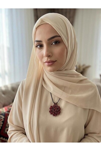 CEVŞEN HANEM Parlak Bordo Cevşen Kolye