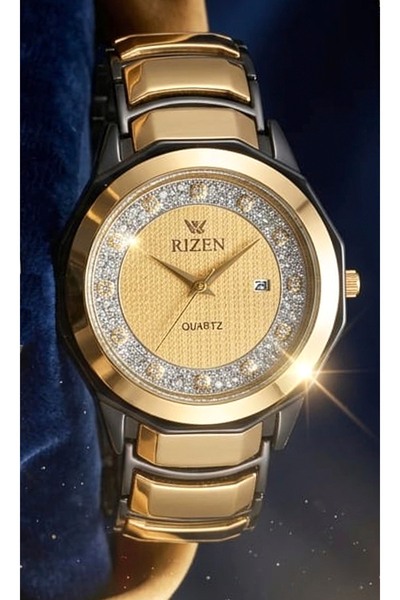 RIZEN Men’s Stainless Steel Watch – Analog Quartz – Timeless Brilliance – For...