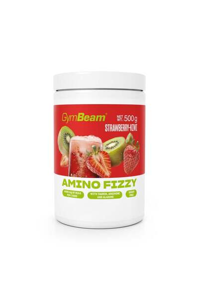 GymBeam Amino Fizzy 500 g căpșuni kiwi