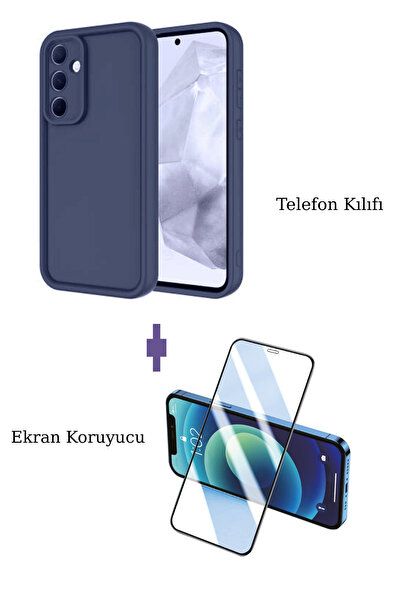 Fuchsia Samsung Galaxy A17 5G ile Uyumlu Viera Darbe Emici Silikon Kılıf + Se...