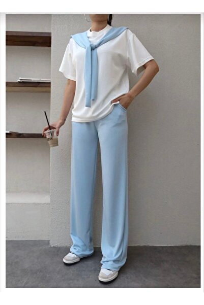 LİFERA Modal Shawl Collar Set