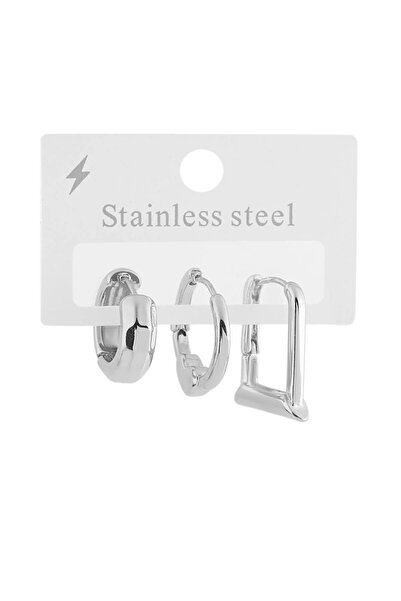 ÖZÇTAKI 316 L Stainless Steel - Anti-Allergic - Non-Tarnish - All Steel - 3-P...