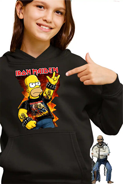 OEM Hanorac Copii Fete Iron Maiden Homer The Simpsons