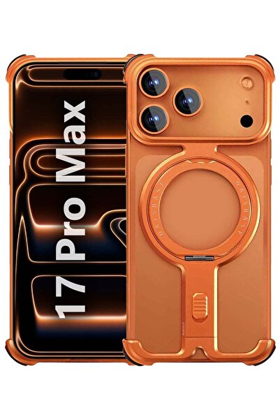 Margoun Magnetic Aluminum Stand Holder for iPhone 17 Pro Max - 360° Rotating ...
